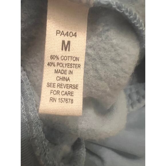 Reflex Blue Drawcord Wide Leg Sweatpants Pockets M School Academia Sporty Lounge - Picture 4 of 9